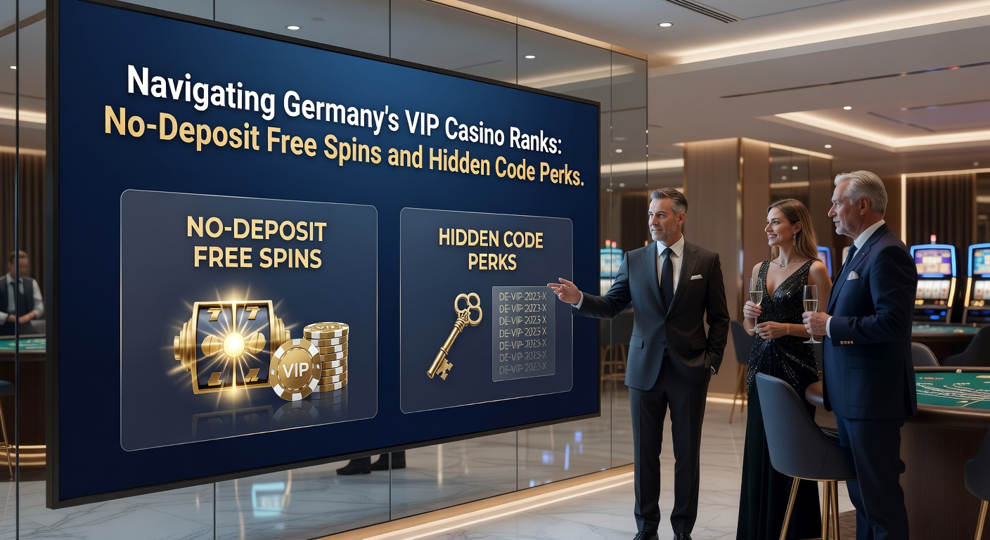 Detailliertes Grafik-Element mit Code-Symbolen, Freispiel-Walzen und VIP-Leitern in einem modernen Casino-Setting, das den Fokus auf versteckte Vorteile legt